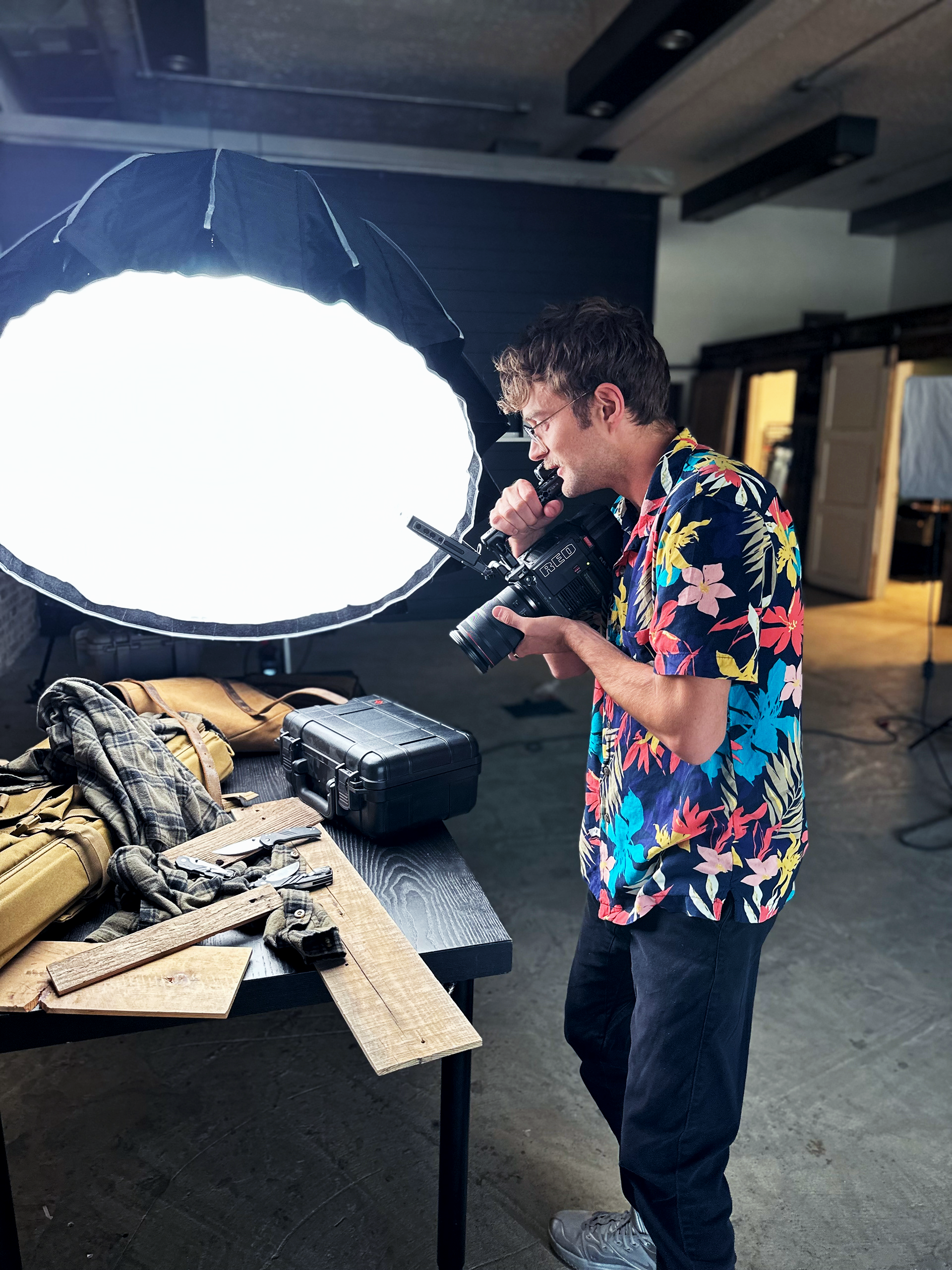 Behind the scenes production